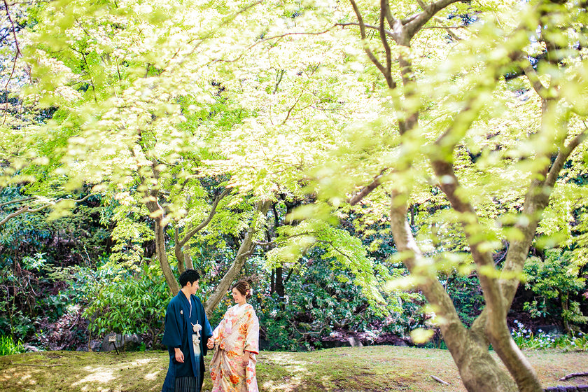 大阪/万博公園 Pre-Wedding Photo Package in Osaka
