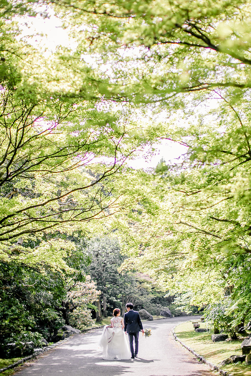 大阪/万博公園 Pre-Wedding Photo Package in Osaka