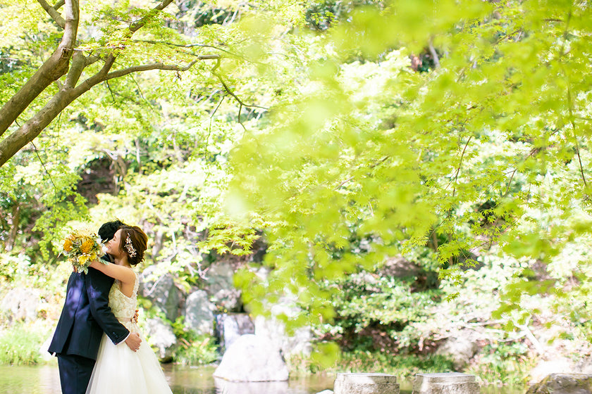 大阪/万博公園 Pre-Wedding Photo Package in Osaka