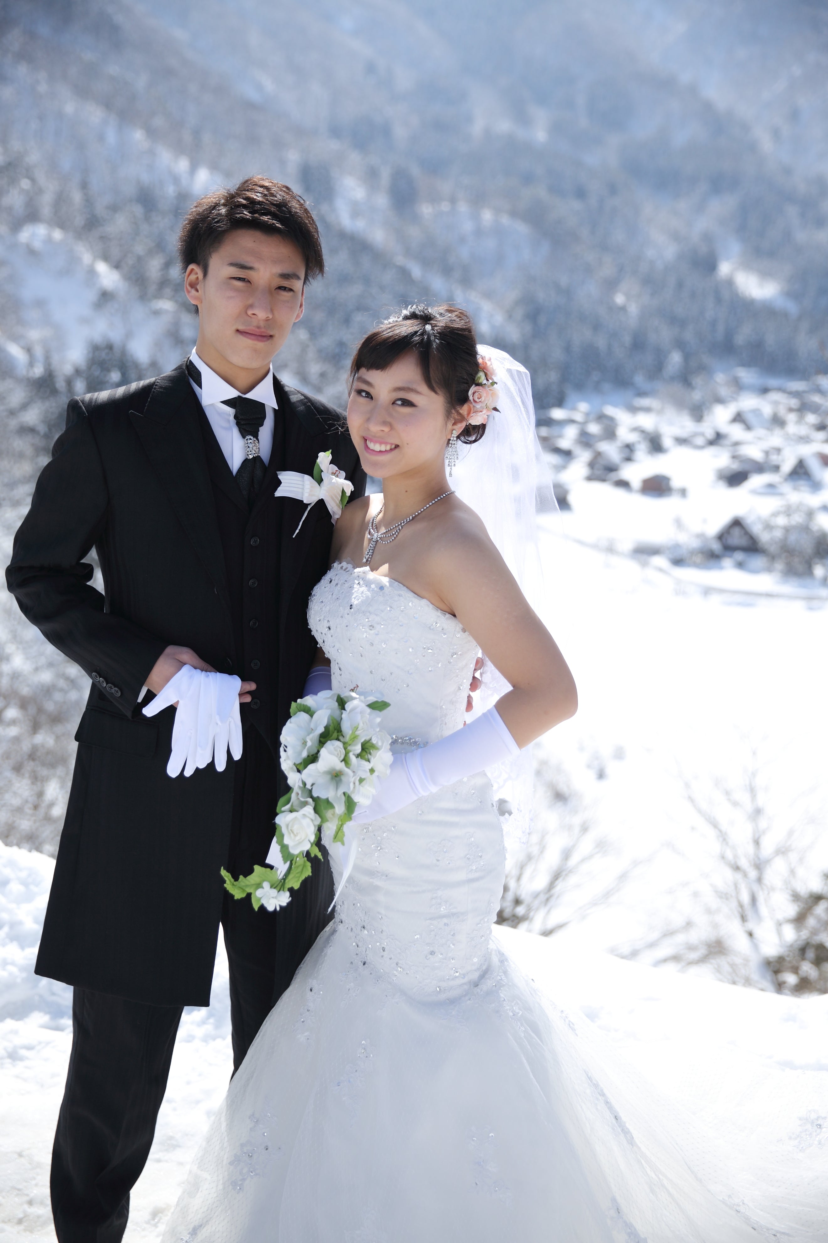 白川郷 Pre-Wedding Photo Package in Shirakawago