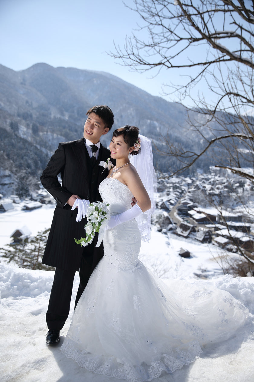 白川郷 Pre-Wedding Photo Package in Shirakawago