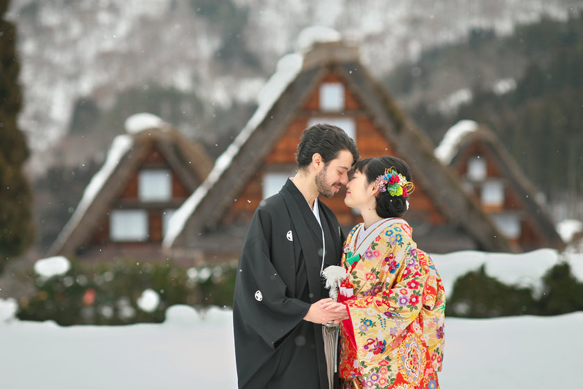 白川郷 Pre-Wedding Photo Package in Shirakawago
