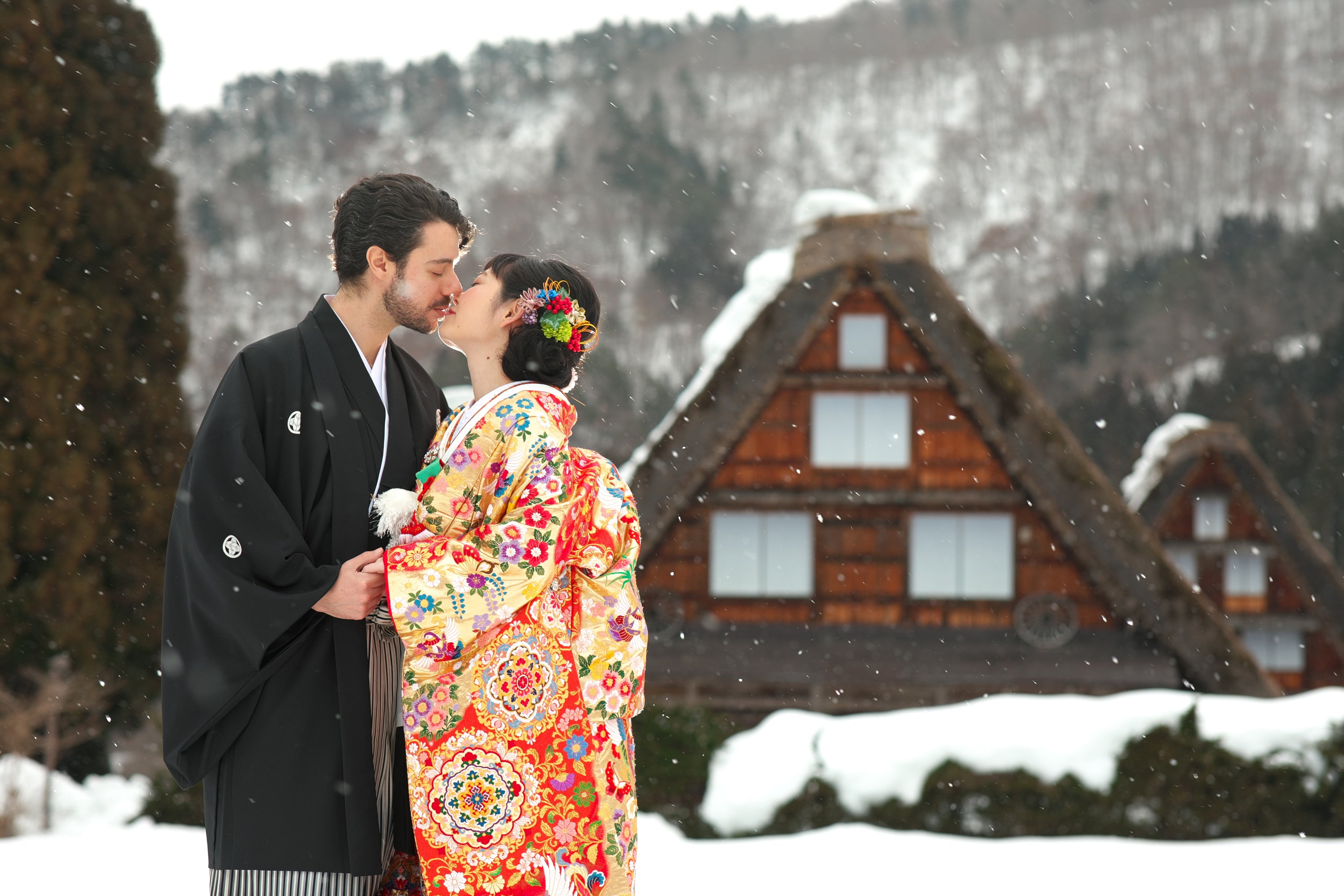 白川郷 Pre-Wedding Photo Package in Shirakawago