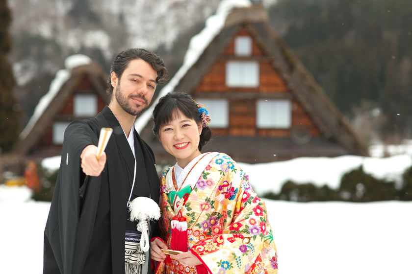 白川郷 Pre-Wedding Photo Package in Shirakawago