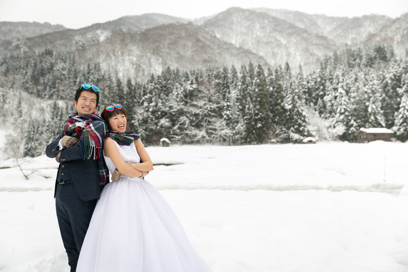 白川郷 Pre-Wedding Photo Package in Shirakawago